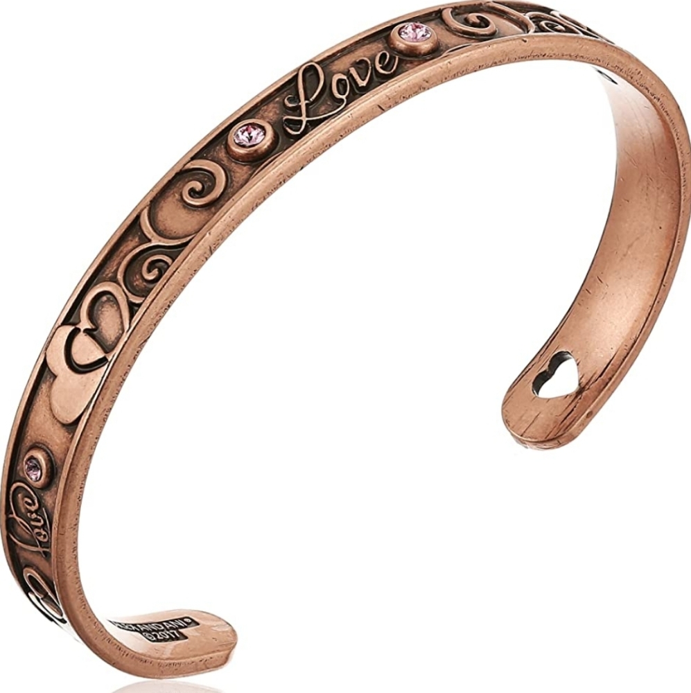 ❇️Alex & Ani RARE Swarovski Love Cuff ROG Bracelet NWT